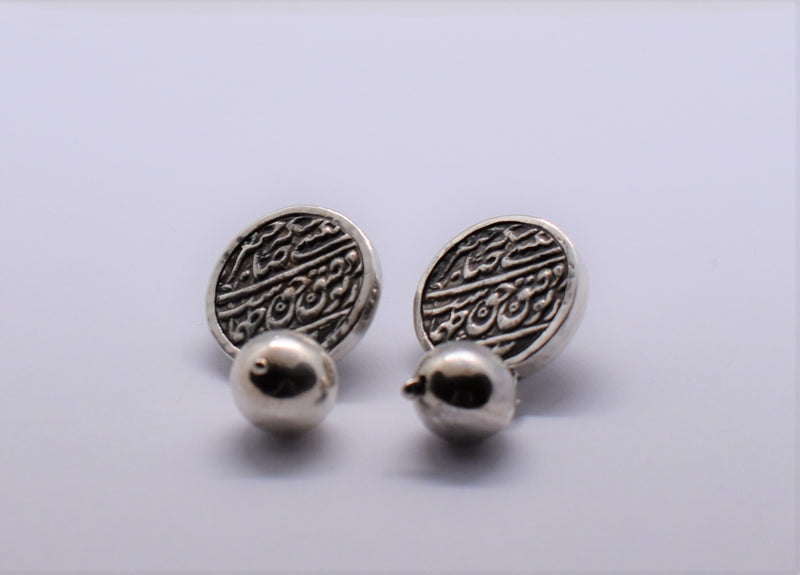 Oriental Earrings in Silver