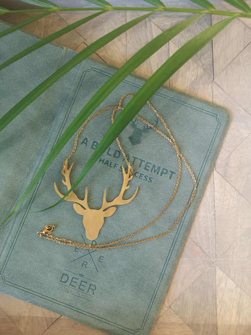 Handcrafted Deer Necklace