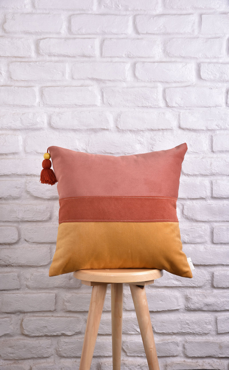 Cushion with Pink Strip